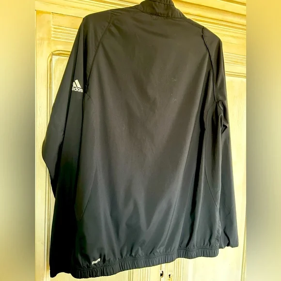Adidas quarter-zip Climaproof golf pullover - Univ of Georgia Golf Black